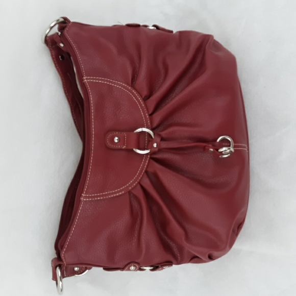 COPY - Ladies Crimson Color Shoulder Bag - Picture 1 of 5